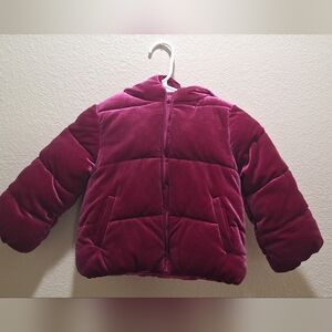 Gymboree Velvet Puffer Jacket
